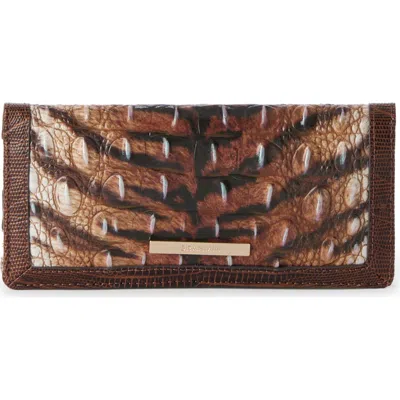 Brahmin Ady Embossed Leather Continental Wallet