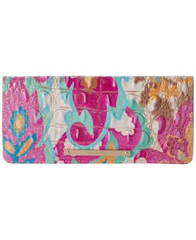 Brahmin Ady Leather Bifold Wallet In Red