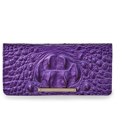 Brahmin Ady Leather Bifold Wallet In Cosmic Purple