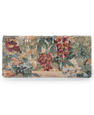 Brahmin Ady Leather Bifold Wallet In Heirloom Garden