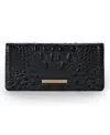 Brahmin Ady Leather Continental Wallet In Black