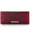 Brahmin Ady Leather Wallet In Red