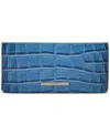 Brahmin Ady Leather Wallet In Heavenly Blue