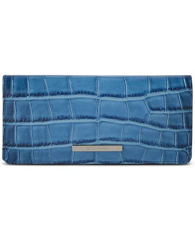 Brahmin Ady Leather Wallet In Heavenly Blue