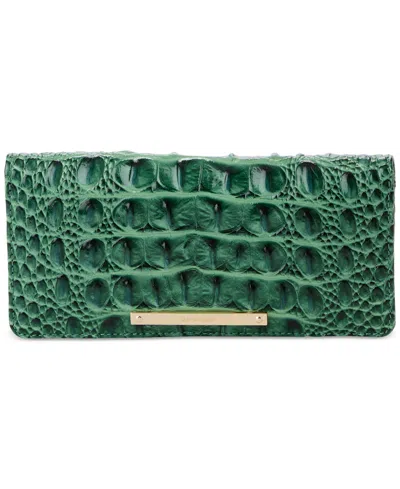 Brahmin Ady Leather Wallet In Green