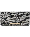 Brahmin Ady Croc Embossed Leather Wallet In Daisy Bati