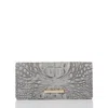 Brahmin 'ady' Croc Embossed Continental Wallet In Fairestgrey