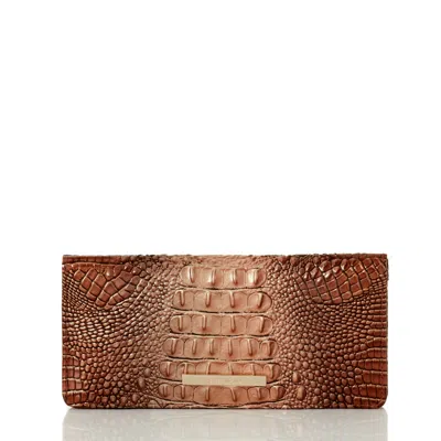 Brahmin Ady Wallet Whiskey Ombre Mini Melbourne In Brown