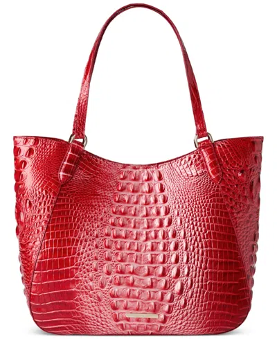 Brahmin Aliza Melbourne Large Leather Tote In Embrace