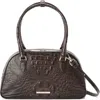Brahmin Angie Leather Barrel Bag In Brown