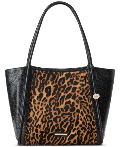Brahmin Bailee Extra Large Leather Tote In Brown