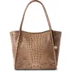 Brahmin Bailee Leather Tote In Brown