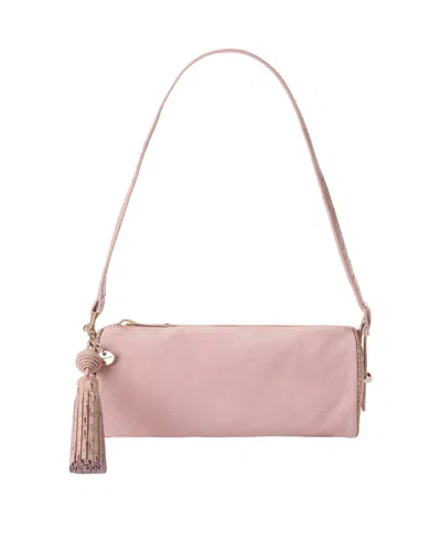 Brahmin Billie Barrel Small Shoulder Bag In Pink