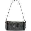 Brahmin Billie Leather Barrel Bag In Black