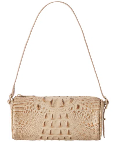 Brahmin Billie Small Alden Road Barrel Slim Shoulder Handbag In Neutral