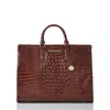 Brahmin Business Tote Pecan Melbourne In Pecan
