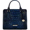 Brahmin Cami Melbourne Leather Satchel In Anchor