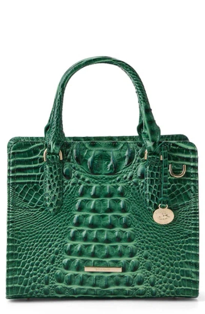 BRAHMIN BRAHMIN CAMI CROC EMBOSSED LEATHER SATCHEL