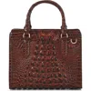 Brahmin Anywhere Convertible Melbourne Embossed Leather Satchel In Pecan