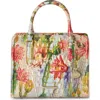 Brahmin Cami Embossed Leather Satchel