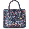 Brahmin Cami Embossed Leather Satchel