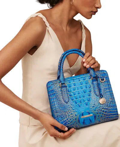 Brahmin Cami Melbourne Satchel In Purple