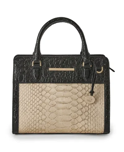 Brahmin Cami Multi Breckenridge Small Leather Satchel Handbag