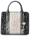 Brahmin Cami Nottingham Square Shaped Small Satchel Bag In Multi