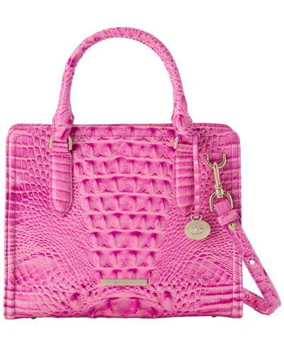 Brahmin Cami Small Leather Satchel Bag In Pink