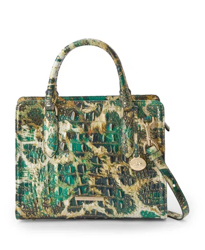 Brahmin Cami Small Leather Satchel Handbag In Roaring Melbourne Di