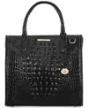 Brahmin Anywhere Convertible Black Melbourne In Black,gold