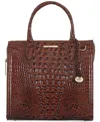Brahmin Small Caroline Pecan Melbourne In Pecan,gold
