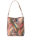 Brahmin Celina Melbourne Small Leather Bucket In Multi