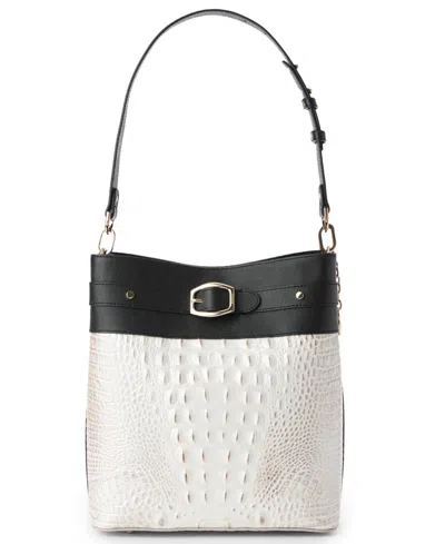 Brahmin Celina Minden Leather Bucket Bag In Multi