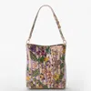 Brahmin Celina Small Leather Bucket Bag In Multi