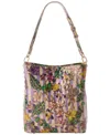 Brahmin Celina Small Leather Bucket Bag In Multi