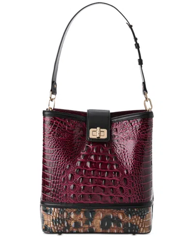 Brahmin Celina Small Leather Towers Bucket Bag