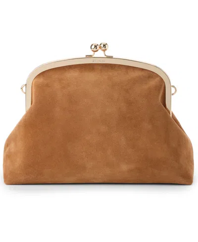 Brahmin Christine Grassland Large Clutch Handbag In Tan