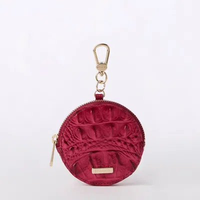 Brahmin Circle Coin Purse In Red