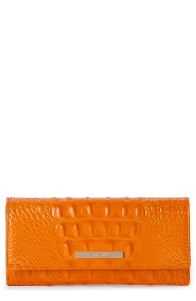 Brahmin Cordelia Croc Embossed Leather Wallet