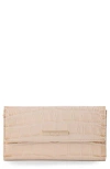 Brahmin Cordelia Croc Embossed Wallet In Neutral