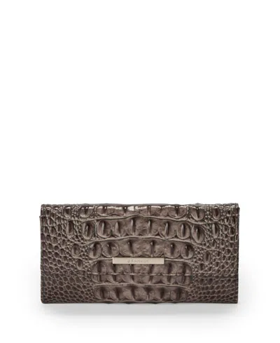 BRAHMIN CORDELIA EMBOSSED LEATHER WALLET