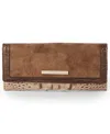 Brahmin Cordelia Ensemble Trifold Wallet In Brown