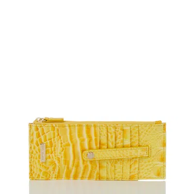 Brahmin Credit Card Wallet Buttercup Melbourne In Yellow