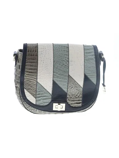 Pre-owned Brahmin Crossbody Bag In Gray