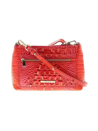 Pre-owned Brahmin Crossbody Bag In Red