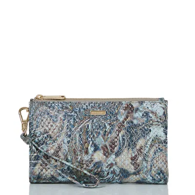 Brahmin Daisy Icy Python Melbourne In Blue