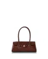 Brahmin Dayan Pomegranate Melbourne Satchel In Pecan