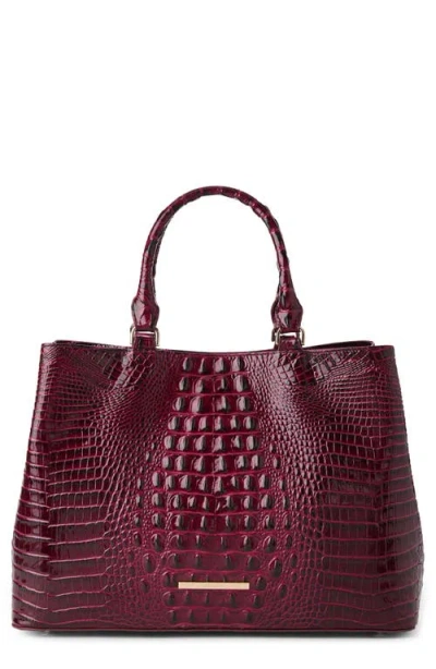 Brahmin Denise Croc Embossed Leather Tote