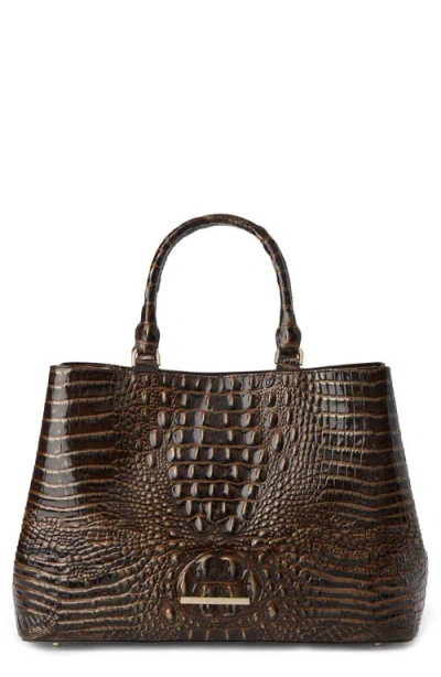 Brahmin Denise Croc Embossed Leather Tote